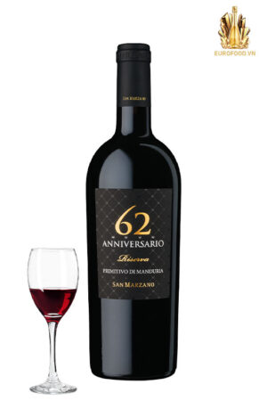 62 Anniversario – Dấu ấn đặc biệt từ những cây Primitivo lâu năm