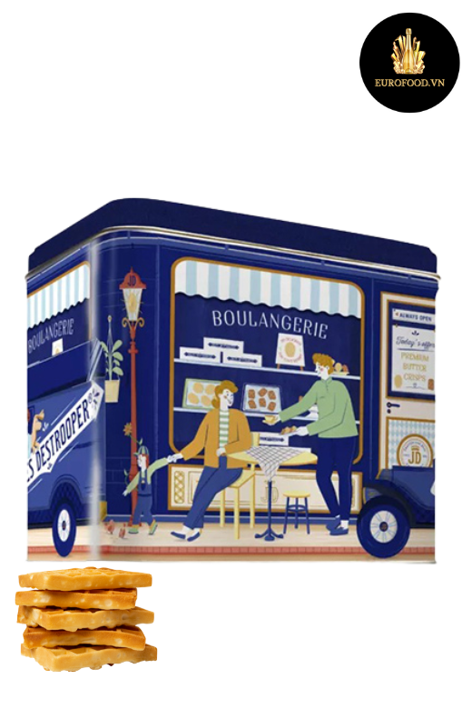 Bánh Bỉ Jules Destrooper Butter Crisps (Art Version) - EU
