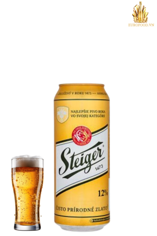 Steiger gold - Bia Tiệp Steiger vàng - EU