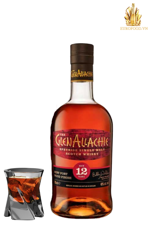 Glenallachie 12 year old Ruby Port Wood Finish - EU