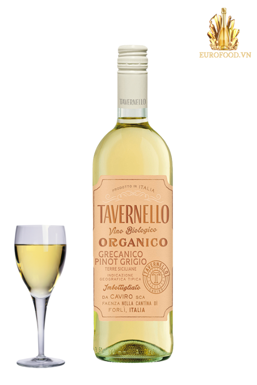 Tavernello Organico Grecanico Pinot Grigio Terre Siciliane 2025