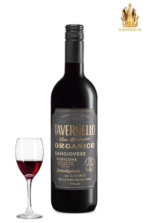 Tavernello Organico Sangiovese Rubicone – Hương vị quyến rũ từ nho Sangiovese