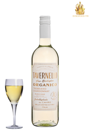 Tavernello Organico Trebbiano Chardonnay – Hương vị tươi sáng từ nước Ý