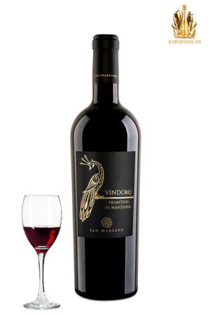 Vindoro Primitivo – Vang con công đậm đà từ Puglia