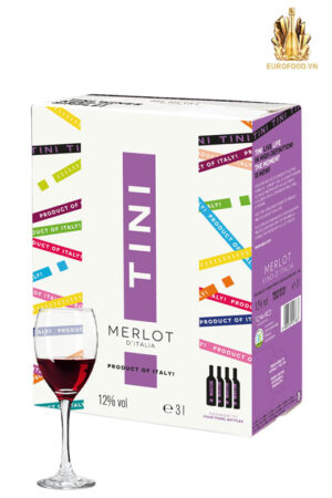 Tini Merlot d'Italia BIB 3000ml – Đậm vị vang Ý, thưởng thức dài lâu